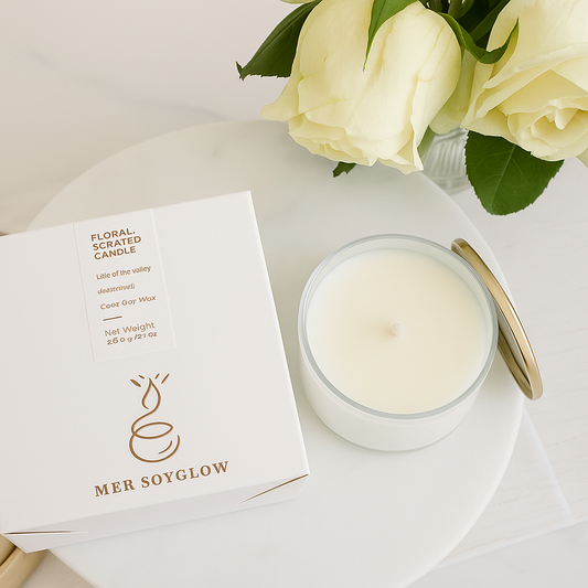 Single Scented Glass Candle